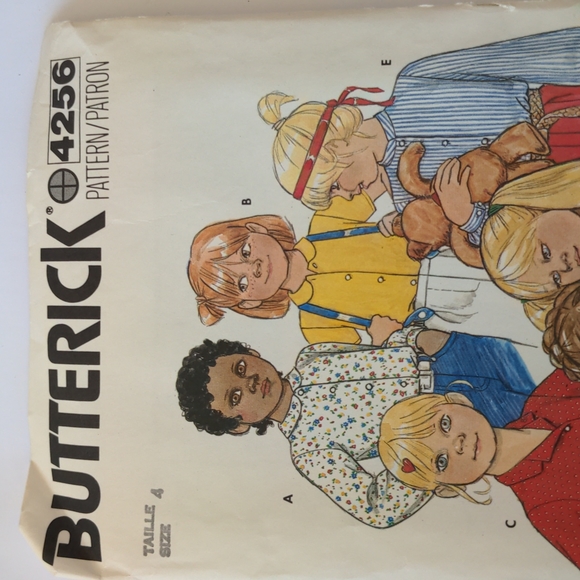 Butterick 4256 vintage tops sewing pattern - Picture 2 of 8